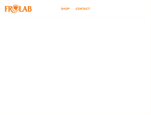Tablet Screenshot of frolab.com